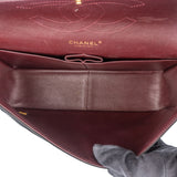 Chanel Quilted Lambskin 24K Gold Jumbo Double Flap Crossbody Bag