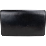 Gucci Black Leather GG Clutch Bag