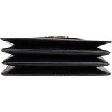 Gucci Black Leather GG Clutch Bag