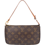 Louis Vuitton Canvas Monogram Pochette Accessoire Handbag