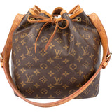Louis Vuitton Canvas Monogram Sac Noe Petit Shoulder Bag