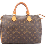 Louis Vuitton Canvas Monogram Speedy 30 Handbag