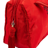 Prada Red Nylon Pailetten Handbag