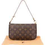 Louis Vuitton Canvas Monogram Pochette Accessoire Handbag