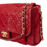 Chanel Quilted Iridescent Calfskin Single Flap Shoulder Bag