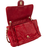 Chanel Quilted Iridescent Calfskin Single Flap Shoulder Bag