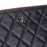 Chanel Quilted Lambskin CC Clutch