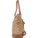 Gucci GG Monogram Leather Charm Handbag