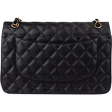 Chanel Quilted Lambskin Jumbo Double Flap Crossbody Bag