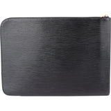 Louis Vuitton Noir Epi Leather Laptop Clutch