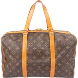 Louis Vuitton Canvas Monogram Sac Souple 35 Handbag