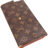 Louis Vuitton Canvas Monogram Sarah Wallet