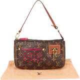 Louis Vuitton Limited Perforated Monogram Pochette Accessoire Handbag