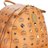 MCM Visetos Monogram Spikes Backpack