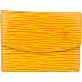 Louis Vuitton Yellow Epi Leather Mini Wallet