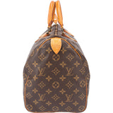 Louis Vuitton Canvas Monogram Speedy 35 Handbag