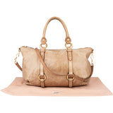 Miu Miu Classic Leather City Handbag