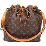 Louis Vuitton Canvas Monogram Sac Noe Petit Shoulder Bag