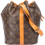 Louis Vuitton Canvas Monogram Sac Noe Petit Shoulder Bag