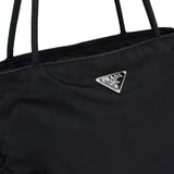 Prada Black Nylon Triangle Handbag