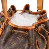 Louis Vuitton Canvas Monogram Sac Noe Petit Shoulder Bag