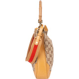 Gucci GG Monogram Bamboo Handbag