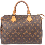 Louis Vuitton Canvas Monogram Speedy 30 Handbag