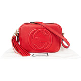 Gucci Red Leather Soho Crossbody Bag