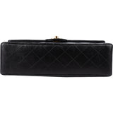 Chanel Quilted Lambskin 24K Gold Medium Double Flap Shoulder Bag