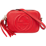 Gucci Red Leather Soho Crossbody Bag