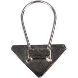 Prada Black Triangle Pendant
