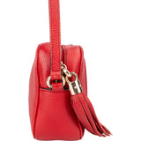 Gucci Red Leather Soho Crossbody Bag