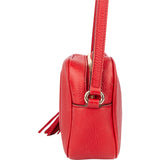 Gucci Red Leather Soho Crossbody Bag