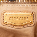 Miu Miu Leather City Handbag