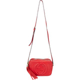 Gucci Red Leather Soho Crossbody Bag