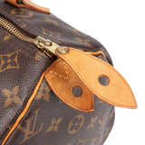 Louis Vuitton Canvas Monogram Speedy 30 Handbag