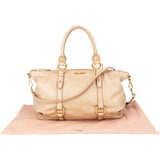 Miu Miu Leather City Handbag