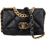 Chanel 19 Quilted Lambskin Single Flap Crossbody Bag