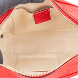 Gucci Red Leather Soho Crossbody Bag