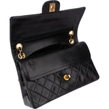 Chanel Quilted Lambskin 24K Gold Medium Double Flap Shoulder Bag