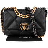 Chanel 19 Quilted Lambskin Single Flap Crossbody Bag