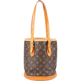 Louis Vuitton Canvas Monogram Bucket PM Handbag