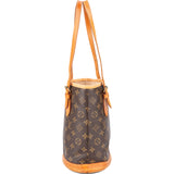 Louis Vuitton Canvas Monogram Bucket PM Handbag