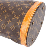 Louis Vuitton Canvas Monogram Bucket PM Handbag