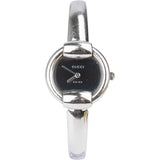 Gucci Silver Tone Black Dial 1400L Women Watch