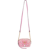 Gucci Pink Satin Crystal Marmont Crossbody Bag