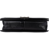 Chanel Quilted Lambskin Boy Single Flap Crossbody Bag