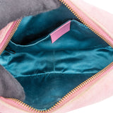 Gucci Pink Satin Crystal Marmont Crossbody Bag