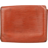 Louis Vuitton Cognac Epi Leather Mini Wallet