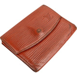 Louis Vuitton Cognac Epi Leather Mini Wallet